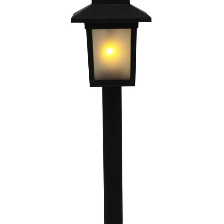 Ben Tools Prikspot - solar tuinverlichting - vlameffect - 34 cm