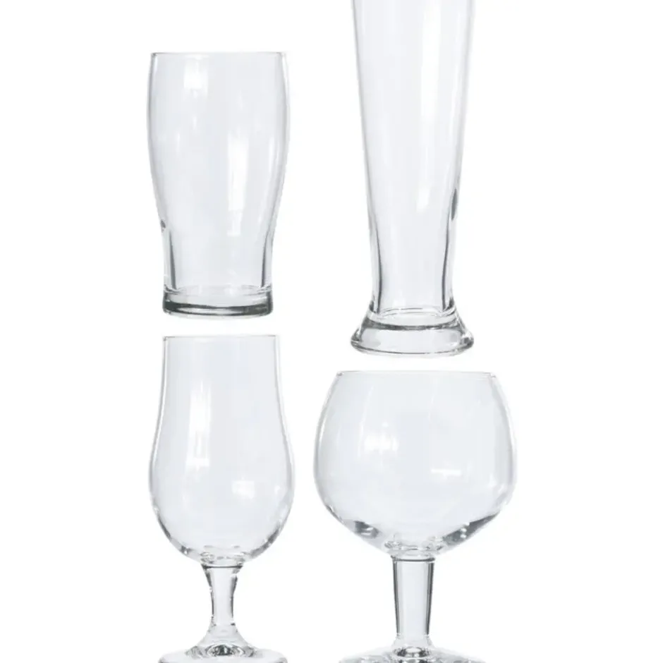 Bierglazen - 4 soorten - proefglazen set - glas