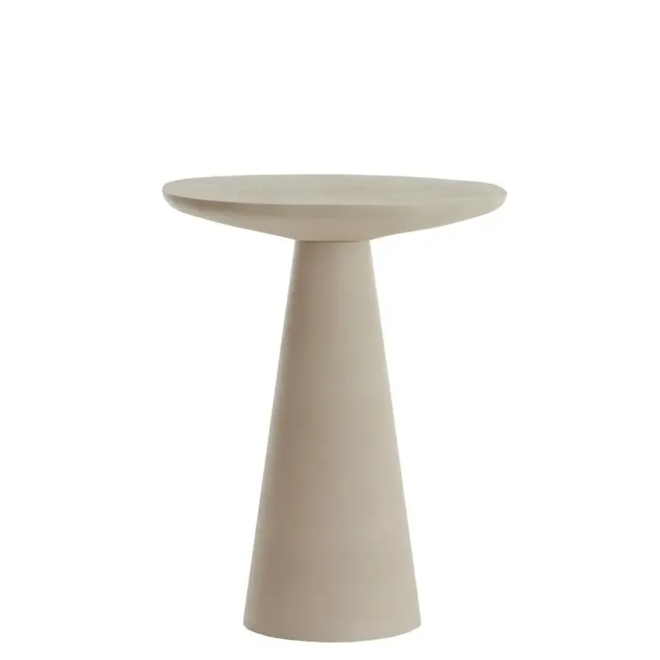 Bijzettafel Abala - Beige- 45x45x59cm