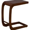 Bijzettafel Bastian - walnootkleur - 61x56x33 cm