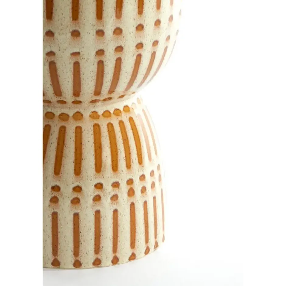 Bijzettafel Finca - Wit - 28.5x28.5x42cm
