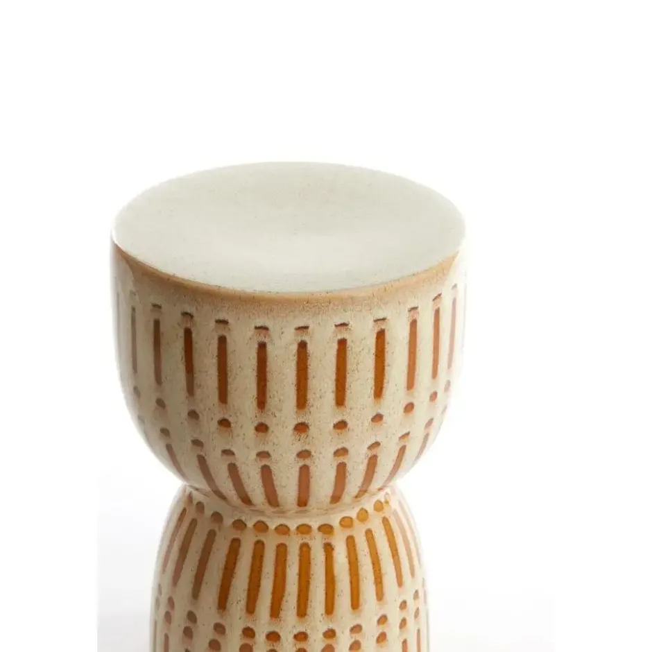 Bijzettafel Finca - Wit - 28.5x28.5x42cm