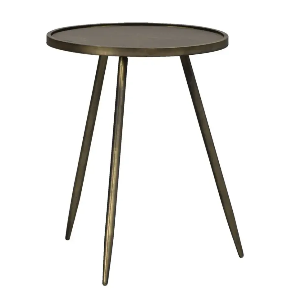 Bijzettafel Gianni - goudkleurig - 50xØ40 cm