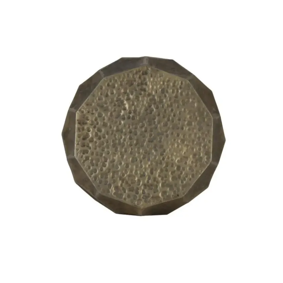 Bijzettafel Kalan - Antiek Goud - Ø37cm