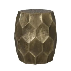 Bijzettafel Kalan - Antiek Goud - Ø37cm