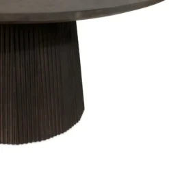 Bijzettafel Mokka - Donkerbruin Ø60cm