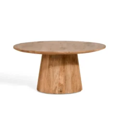Bijzettafel Mokka - Lichtbruin Ø80cm