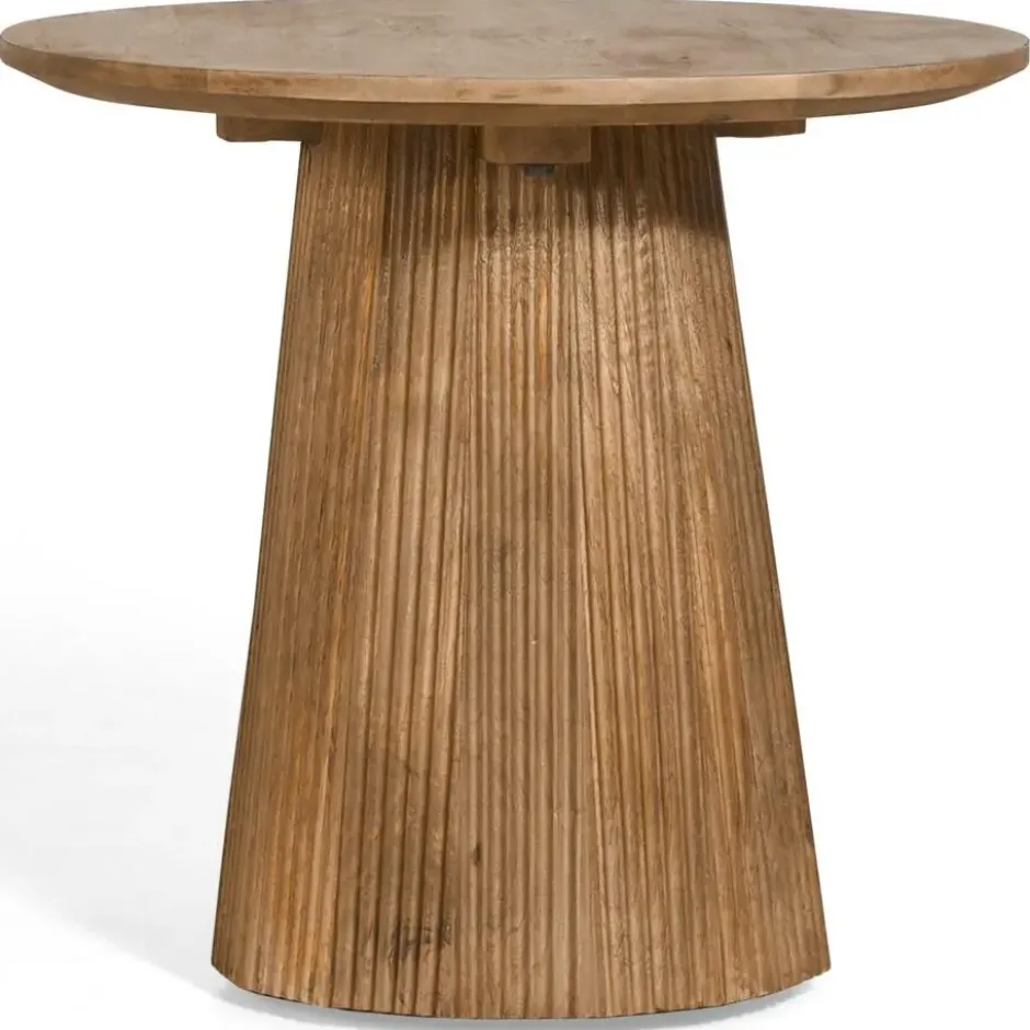Bijzettafel Mokka - Lichtbruin Ø50cm