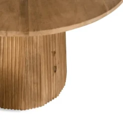 Bijzettafel Mokka - Lichtbruin Ø60cm