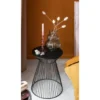Bijzettafel Napels - zwart - 47xØ33 cm