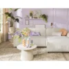 Bijzettafel Thibaut - beige - 38xØ60 cm