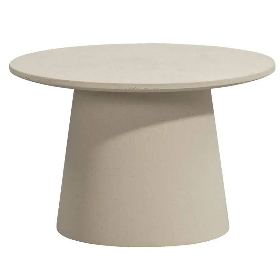 Bijzettafel Thibaut - beige - 38xØ60 cm