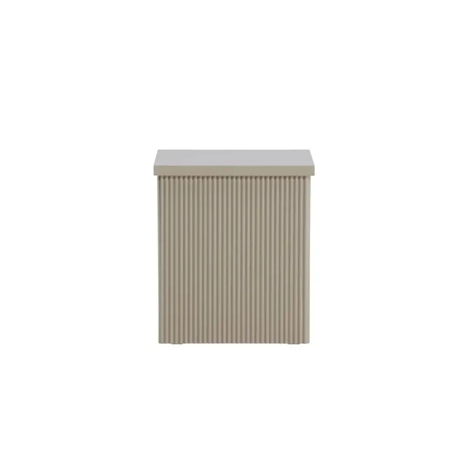 Bijzettafel Vierkant - Beige MDF - 40x40x45cm - Lenox