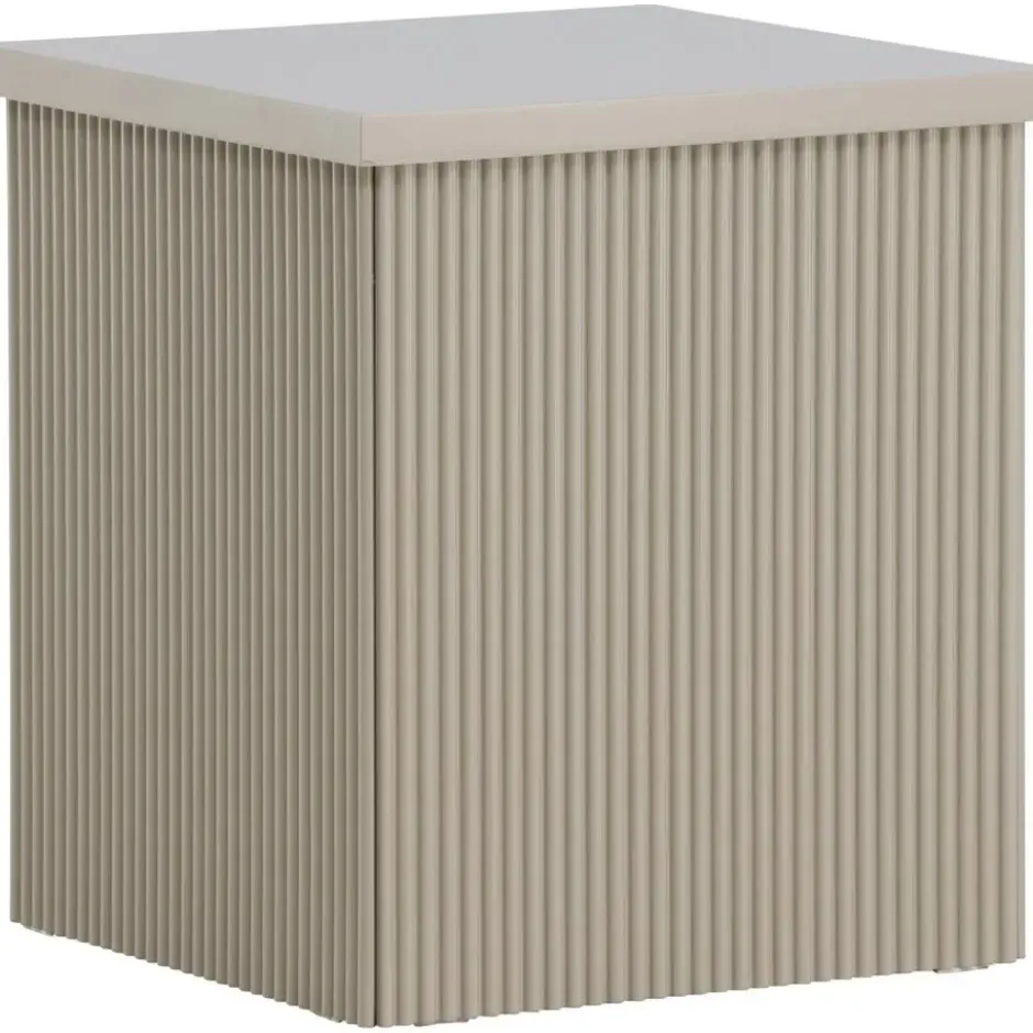 Bijzettafel Vierkant - Beige MDF - 40x40x45cm - Lenox