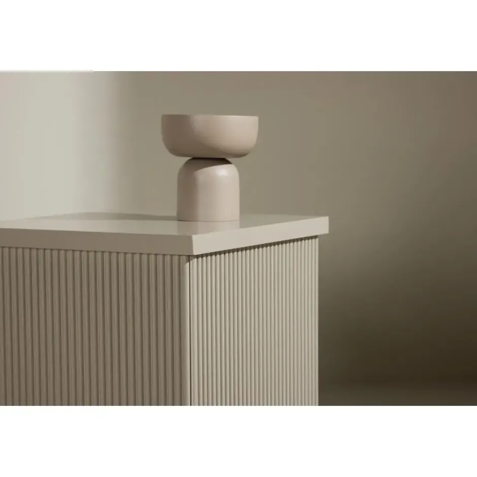 Bijzettafel Vierkant - Beige MDF - 40x40x45cm - Lenox