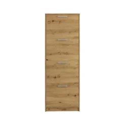 Bill - Schoenenkast met 4 kleppen in eiken effect