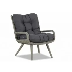 Bistroset 2 personen Wicker Grijs Garden Collections Dover