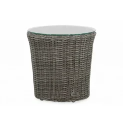 Bistroset 2 personen Wicker Grijs Garden Collections Dover