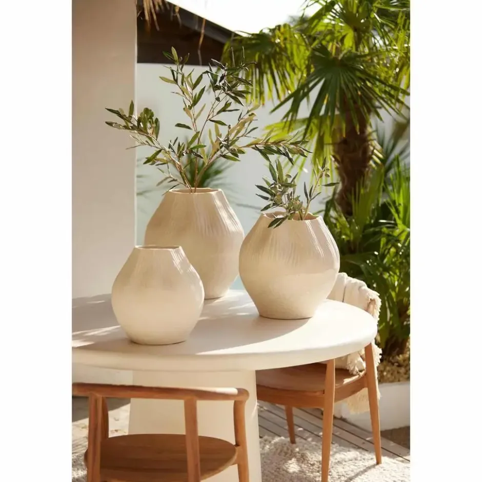 Bloempot Acda - Naturel - 43.5x43.5x46cm