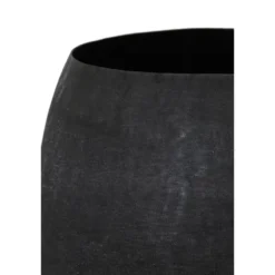 Bloempot Genolu - Zwart - Ø50+Ø38,5cm