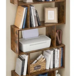 Bobbel Home - Boekenkast - Kubus - 6 Compartimenten - Bruin