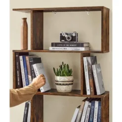 Bobbel Home - Boekenkast - Kubus - 6 Compartimenten - Bruin