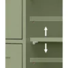 Bobbel Home Smalle Badkamerkast Met Laden En Deur Groen