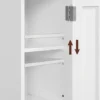 Bobbel Home Smalle Badkamerkast Met Deur En Verstelbare Planken 20 x 18 x 80 cm