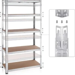 Bobbel Home Stellingkasten Set van 2 Zilver