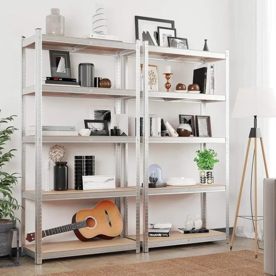 Bobbel Home Stellingkasten Set van 2 Zilver