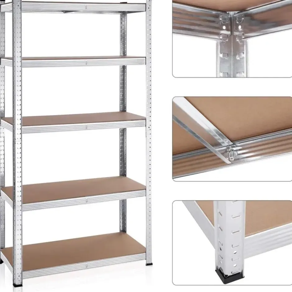 Bobbel Home Stellingkasten Set van 2 Zilver