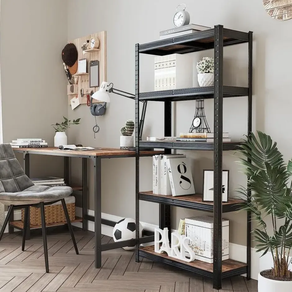 Bobbel Home - Stellingkast - Industriële Opbergrek - Verstelbare planken -