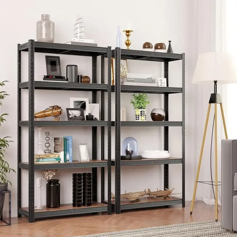 Bobbel Home - Stellingkast - Industriële Opbergrek - Verstelbare planken -