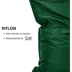 Bobbel Home - Zitzak Roma - Ruime zitzakken - Kussen - Nylon - 100x150cm - Voor