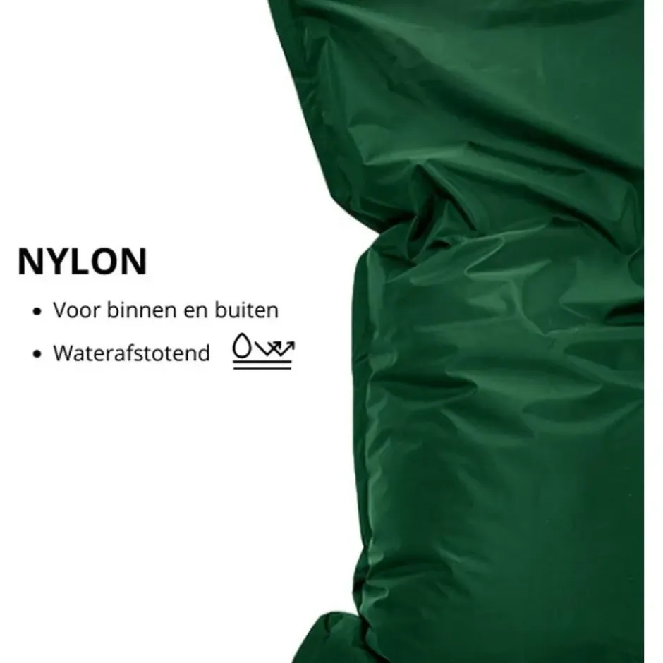Bobbel Home - Zitzak Roma - Ruime zitzakken - Kussen - Nylon - 100x150cm - Voor