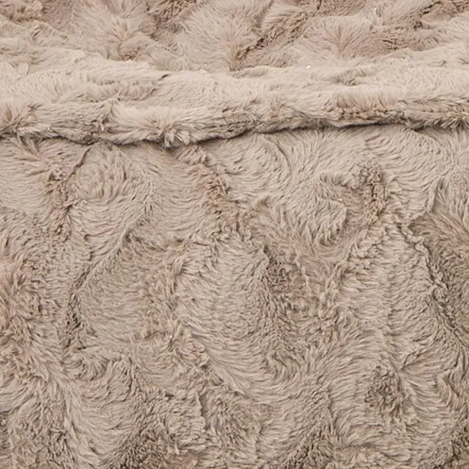 Bobbel Home - Zitzak Stoelvorm - Florance - Faux fur - Zitstoel - 100 liter