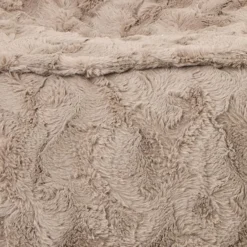 Bobbel Home - Zitzak Stoelvorm - Florance - Faux fur - Zitstoel - Beige - 100L