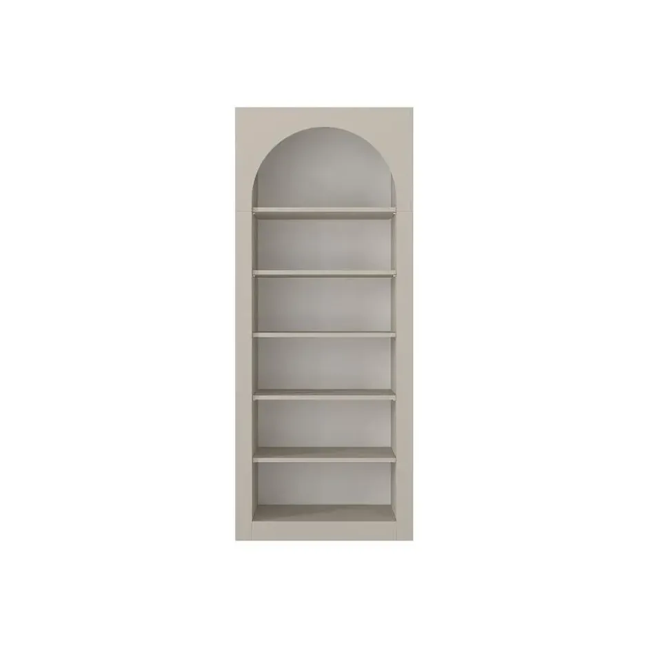 Boekenkast CYMORA - 74 cmx35 cmx180 cm - Beige Hout paneel