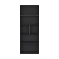 Boekenkast Grijs - 80x34x205cm - Sign