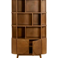 Boekenkast Guus - naturel - 200x120x36 cm