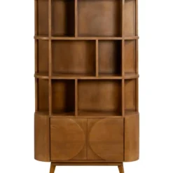 Boekenkast Guus - naturel - 200x120x36 cm