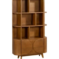 Boekenkast Guus - naturel - 200x120x36 cm