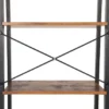 Boekenkast - industriële look - 56x137x34 cm - vintage bruin