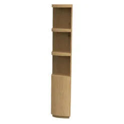 Boekenkast Naturel Eikenfineer - 145x40x220cm - Novero
