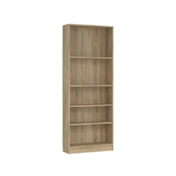 Boekenkast Naturel - 80x203cm - Basic
