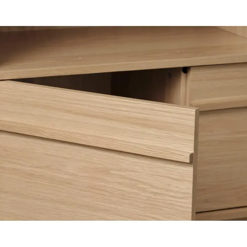 Boekenkast Ponza Naturel Eiken 140cmGiga Living