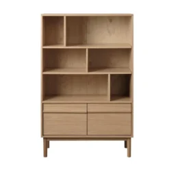 Boekenkast Ponza Naturel Eiken 140cmGiga Living