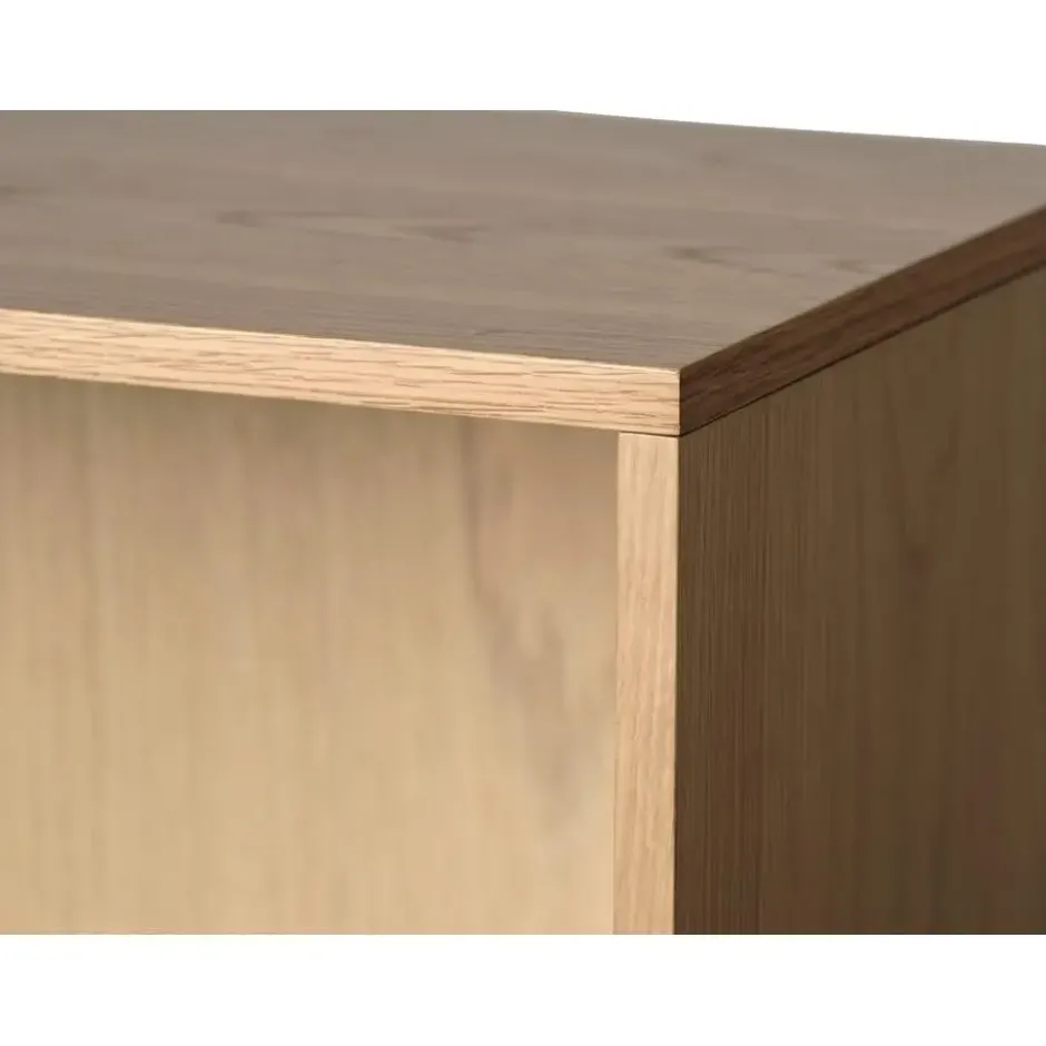 Boekenkast Ponza Naturel Eiken 140cmGiga Living