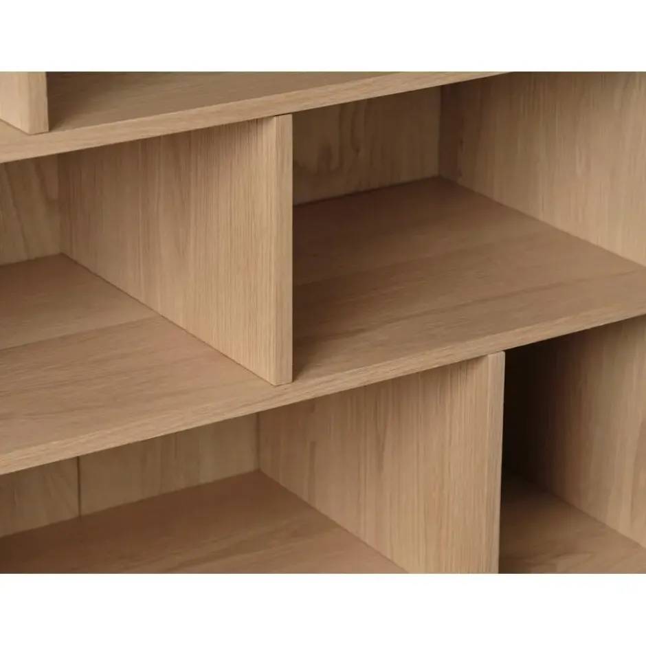 Boekenkast Ponza Naturel Eiken 140cmGiga Living