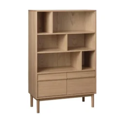 Boekenkast Ponza Naturel Eiken 140cmGiga Living